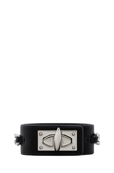 givenchy shark lock bracelet